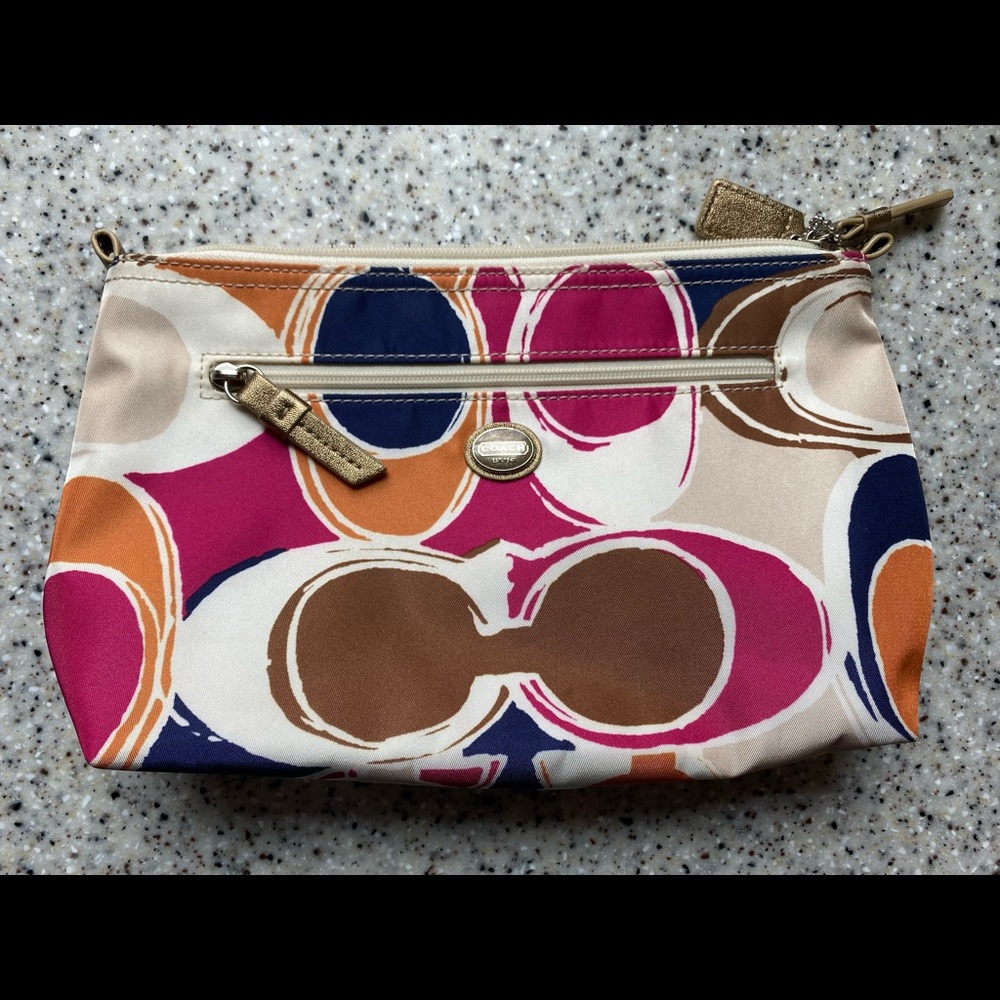 Authentic Coach Cosmetic Bag